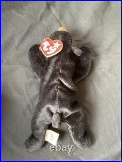 TY Beanie Babies Blackie the Bear RARE! With Errors