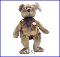 TY Beanie Babies Clubby III Vintage 2000 Bear Rare With Tag Errors