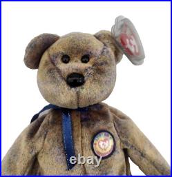 TY Beanie Babies Clubby III Vintage 2000 Bear Rare With Tag Errors