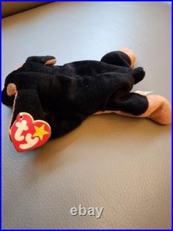 TY Beanie Babies Doby the dog Style 4110 Oct 9, 1996 rare and retired