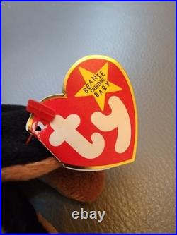 TY Beanie Babies Doby the dog Style 4110 Oct 9, 1996 rare and retired