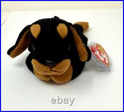 TY Beanie Babies Doby the dog Style 4110 Oct 9, 1996 rare and retired NEW TY Beanie Babies Doby the dog Style 4110 Oct 9, 1996 rare and retired NEW