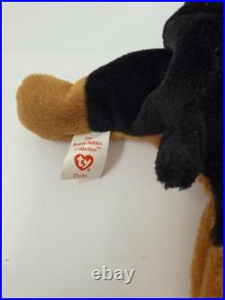 TY Beanie Babies Doby the dog Style 4110 Oct 9, 1996 rare and retired NEW TY Beanie Babies Doby the dog Style 4110 Oct 9, 1996 rare and retired NEW