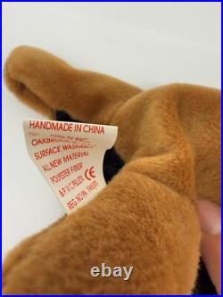 TY Beanie Babies Doby the dog Style 4110 Oct 9, 1996 rare and retired NEW TY Beanie Babies Doby the dog Style 4110 Oct 9, 1996 rare and retired NEW