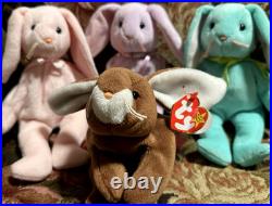 TY Beanie Babies Easter Pastel Animal Collection Rare Spring Colors, Tagged G