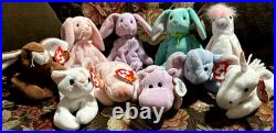 TY Beanie Babies Easter Pastel Animal Collection Rare Spring Colors, Tagged G