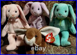 TY Beanie Babies Easter Pastel Animal Collection Rare Spring Colors, Tagged G