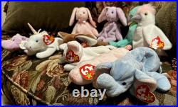 TY Beanie Babies Easter Pastel Animal Collection Rare Spring Colors, Tagged G