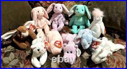 TY Beanie Babies Easter Pastel Animal Collection Rare Spring Colors, Tagged G