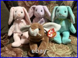 TY Beanie Babies Easter Pastel Animal Collection Rare Spring Colors, Tagged G