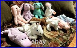 TY Beanie Babies Easter Pastel Animal Collection Rare Spring Colors, Tagged G
