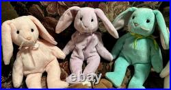 TY Beanie Babies Easter Pastel Animal Collection Rare Spring Colors, Tagged G
