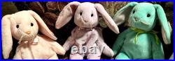 TY Beanie Babies Easter Pastel Animal Collection Rare Spring Colors, Tagged G