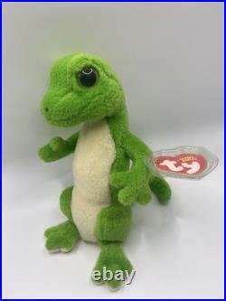TY Beanie Babies Gecko Lizard Gus Original 2009 Rare New Condition 2009