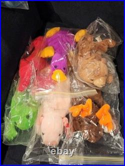 TY Beanie Babies Huge Lot 190+ w Hang Tags Many Bagged Vintage some rare 1993