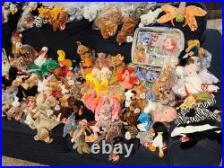 TY Beanie Babies Huge Lot 190+ w Hang Tags Many Bagged Vintage some rare 1993