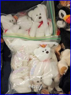 TY Beanie Babies Huge Lot 190+ w Hang Tags Many Bagged Vintage some rare 1993
