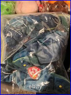 TY Beanie Babies Huge Lot 190+ w Hang Tags Many Bagged Vintage some rare 1993