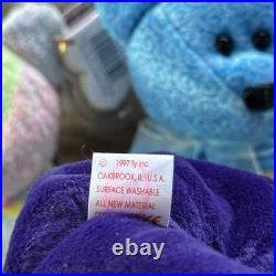 TY Beanie Babies Huge Vintage Lot of 36 Bears (1990's) With Hang Tags NWT Rare