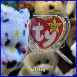TY Beanie Babies Huge Vintage Lot of 36 Bears (1990's) With Hang Tags NWT Rare