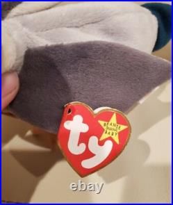 TY Beanie Babies Jake the Duck Retired Rare Errors Stamp Tag #402 1997 1998