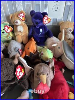 TY Beanie Babies LOT Many Rare Older Errors