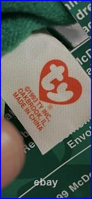 TY Beanie Babies McDonald's International Bears Set Of (4) with Errors RARE NIB