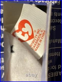 TY Beanie Babies McDonald's International Bears Set Of (4) with Errors RARE NIB