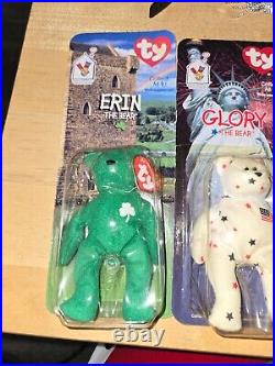 TY Beanie Babies McDonald's International Bears Set -RARE UNOPENED