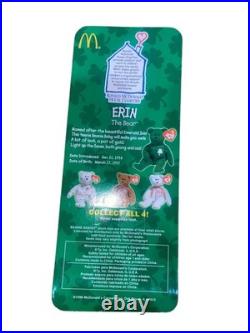 TY Beanie Babies McDonalds Iinternation Bear Set Of 4 New in box! RARE