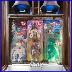 TY Beanie Babies McDonalds International Bears Set (3) Glory-Britannia-Erin RARE