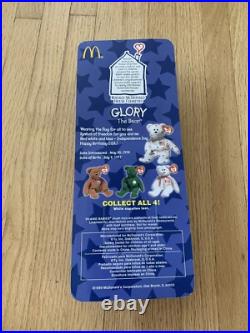 TY Beanie Babies Mcdonalds Collection Rare New Glory The Bear born July 4, 1997