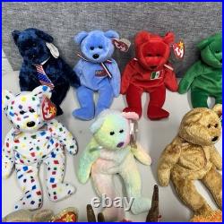 TY Beanie Babies Mixed Lot of 26 TEDDY BEARS RARE Mint Condition