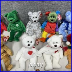 TY Beanie Babies Mixed Lot of 26 TEDDY BEARS RARE Mint Condition