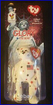 TY Beanie Babies National Bears RARE With Tag ERRORS! SET of ALL 4