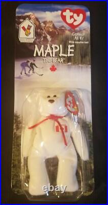 TY Beanie Babies National Bears RARE With Tag ERRORS! SET of ALL 4