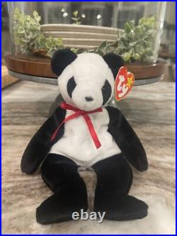 TY Beanie Babies Panda Bear Fortune 1997 Mint with Tag RARE