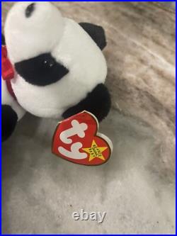 TY Beanie Babies Panda Bear Fortune 1997 Mint with Tag RARE