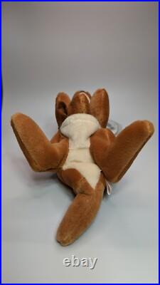 ++ TY Beanie Babies Pouch Kangaroo 1996 RARE, ERRORS Good Retired Baby ++