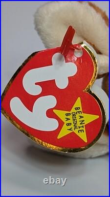 ++ TY Beanie Babies Pouch Kangaroo 1996 RARE, ERRORS Good Retired Baby ++