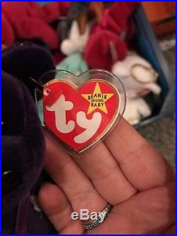 TY Beanie Babies Princess RARE 1997 Made In Indonesia P. E Pellets TAGS Attached