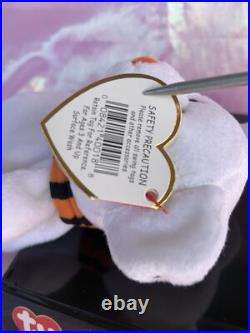 TY Beanie Babies Quivers Stuffed Plush Ghost Bear RARE 2002-2003 Tag Error