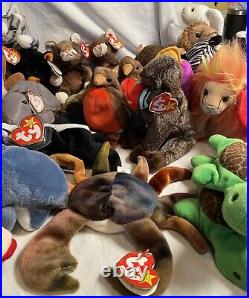 TY Beanie Babies RARE Large Lot Of 31, Lots NMWT See Description & Photos