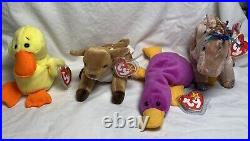 TY Beanie Babies RARE Large Lot Of 31, Lots NMWT See Description & Photos