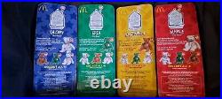 TY Beanie Babies RARE Mcdonalds International Set of 4 with All Tag Errors