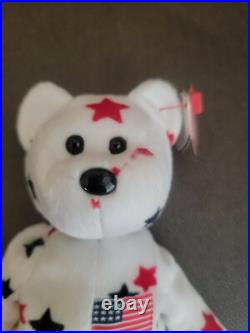 TY Beanie Babies Rare Retired Glory with Numbered Tush Tag & Tag Errors