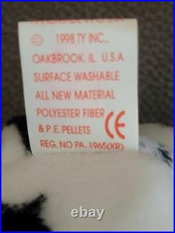 TY Beanie Babies Rare Retired Glory with Numbered Tush Tag & Tag Errors