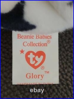 TY Beanie Babies Rare Retired Glory with Numbered Tush Tag & Tag Errors