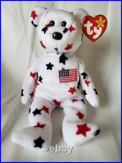 TY Beanie Babies Rare Retired Glory with Numbered Tush Tag and Tag Errors TY Beanie Babies Rare Retired Glory with Numbered Tush Tag and Tag Errors