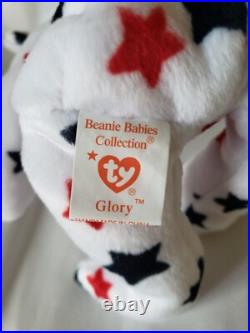 TY Beanie Babies Rare Retired Glory with Numbered Tush Tag and Tag Errors TY Beanie Babies Rare Retired Glory with Numbered Tush Tag and Tag Errors